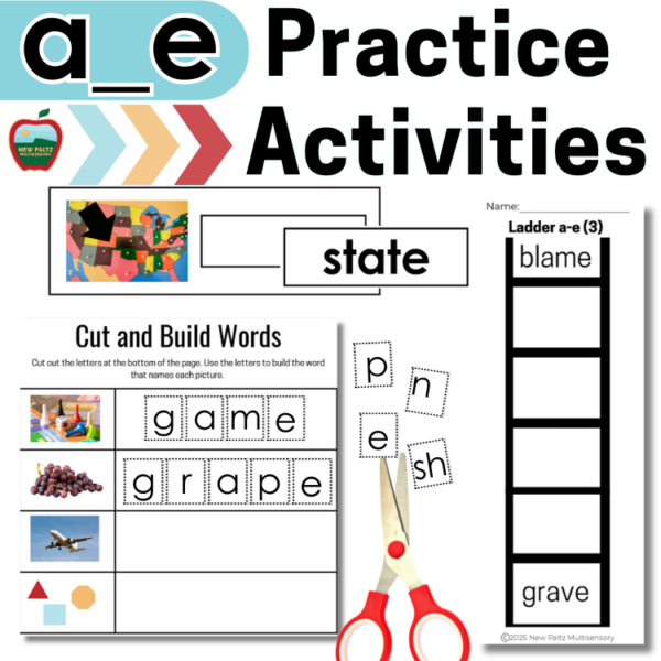 A-E Orton-Gillingham Word Practice Bundle – Reading and Spelling